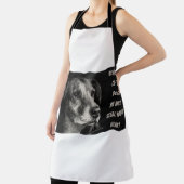 Vorsicht vor dem Hund, Haustier Foto Schürze (InSitu)