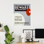 Vorsicht vor dem Krebs-Quack 1938 WPA Poster (Heimbüro)
