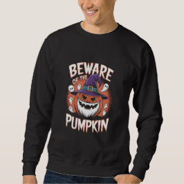 Vorsicht vor dem KürbisHalloween Sweatshirt