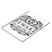 Vorsicht vor dem Lächeln DM V4 Notizblock (Linke Seite)