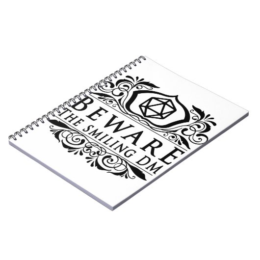 Vorsicht vor dem Lächeln DM V4 Notizblock (Linke Seite)