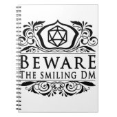 Vorsicht vor dem Lächeln DM V4 Notizblock (Vorderseite)