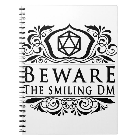 Vorsicht vor dem Lächeln DM V4 Notizblock (Vorderseite)