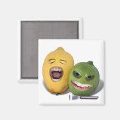 Vorsicht vor dem Lemon Zester Magnet (Vorderseite/Rückseite)