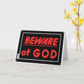 Vorsicht vor dem Parody-Yard-Zeichen Karte (Gelbe Blume)