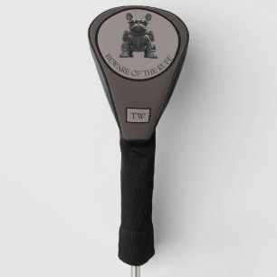 Vorsicht vor dem rauen individuellen Anfangsbuchst Golf Headcover