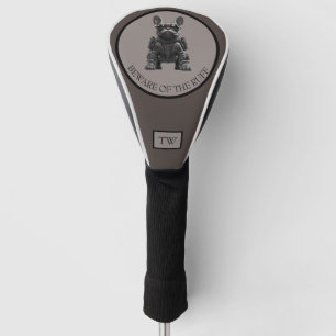 Vorsicht vor dem rauen individuellen Anfangsbuchst Golf Headcover
