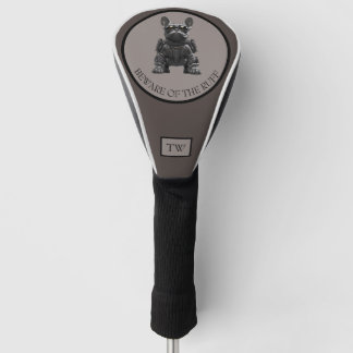 Vorsicht vor dem rauen individuellen Anfangsbuchst Golf Headcover