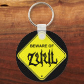Vorsicht vor dem Schlüsselanhänger Zuul (Vorderseite)