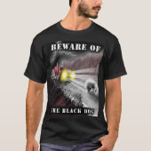 Vorsicht vor dem Schwarzen Hund (Portrait) T-Shirt (Vorderseite)
