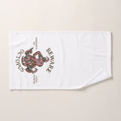 Vorsicht vor dem Tentakelmonster der Auktion Handtuch (Handtuch)