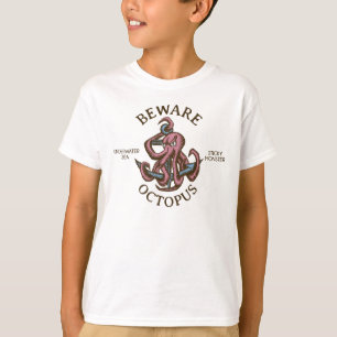 Vorsicht vor dem Tentakelmonster der Auktion T-Shirt