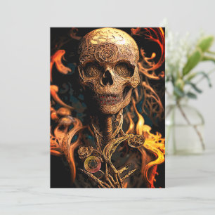 Vorsicht vor dem Toten Halloween Einladung