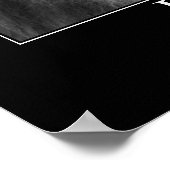 Vorsicht vor dem Zorn eines geduldigen Katzen-Kuns Poster (Ecke)