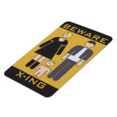 Vorsicht vor Demos Magnet (Linke Seite)