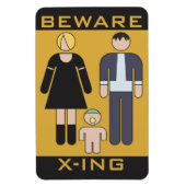 Vorsicht vor Demos Magnet (Vertikal)