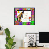 Vorsicht vor den Geeks mit Geschenken Poster (Heimbüro)