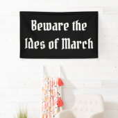Vorsicht vor den Iden des März Banner (Insitu)
