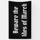 Vorsicht vor den Iden des März Banner (Vertikal)