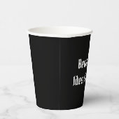 Vorsicht vor den Iden des März Pappbecher (Rechts)