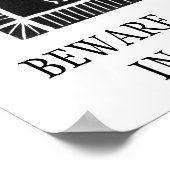 Vorsicht vor den Unternehmen in der Kleidung der S Poster (Ecke)