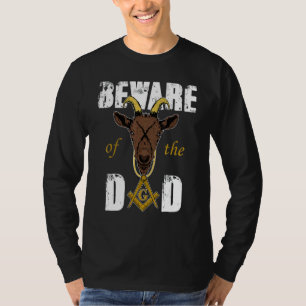 Vorsicht vor den Ziegenmasons Vater Freemason Vate T-Shirt