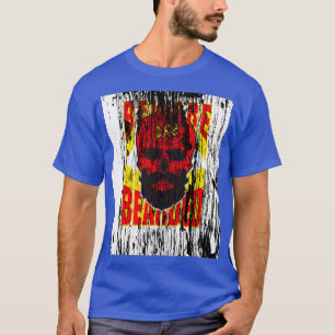 Vorsicht vor der bärtigen Red Skull Not Beard Lieb T-Shirt