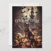 Vorsicht vor der Einladung von Black Cats Hallowee (Vorderseite)