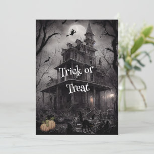 Vorsicht vor der Einladung von Hexen-Halloween-Par