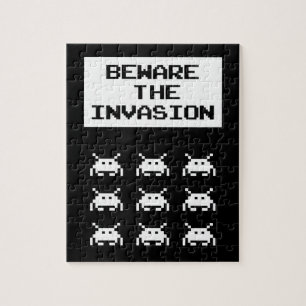 Vorsicht vor der Invasion, Geek Design Puzzle