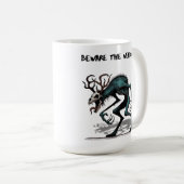 Vorsicht vor der Wendigo-Tasse, amerikanischer Hor Kaffeetasse (VorderseiteRechts)