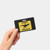 Vorsicht vor Dinosaurier Ausweis (Handheld)