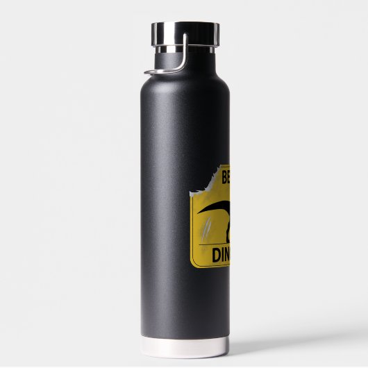 Vorsicht vor Dinosaurier (Dino-beschädigt) Trinkflasche (Rechts)