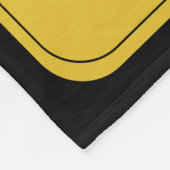 Vorsicht vor Dinosaurier Fleecedecke (Ecke)