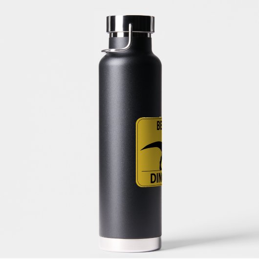 Vorsicht vor Dinosaurier Trinkflasche (Rechts)