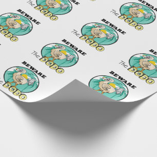 Vorsicht vor Dodo Geschenkpapier