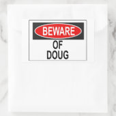Vorsicht vor Doug Sticker (Tasche)