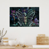 Vorsicht vor einem nächtlichen Charme (Poster) Poster (Küche)