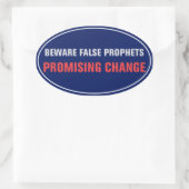 Vorsicht vor falschen Propheten ... Aufkleber (Tasche)