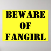 Vorsicht vor Fangirl-Poster Poster (Vorne)