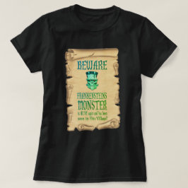 Vorsicht vor Frankensteins Monster Vintage Poster T-Shirt