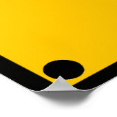 Vorsicht vor Getreide Killer ~ Vorzeigezeichen Poster (Ecke)