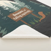 Vorsicht vor herabfallenden Eichhörnchen-T - Shirt Sherpadecke (3/4)