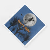 Vorsicht vor Hexen Serviette (Ecke)