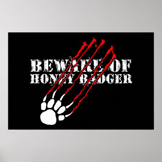 Vorsicht vor Honigausweis Poster (Vorne)