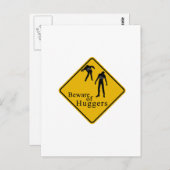 Vorsicht vor Huggers Postkarte (Vorne/Hinten)