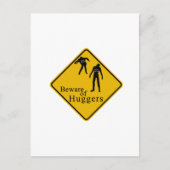 Vorsicht vor Huggers Postkarte (Vorderseite)