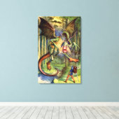 Vorsicht vor Jabberwocky, Mein Sohn Leinwanddruck (Insitu (Holzboden))