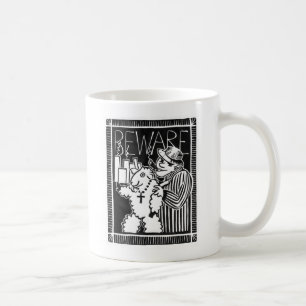 Vorsicht vor Kapitalisten in der Kleidung der Scha Kaffeetasse