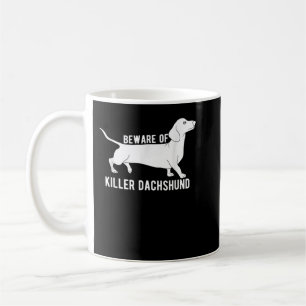 Vorsicht vor Killer Dackel T - Shirt Kaffeetasse